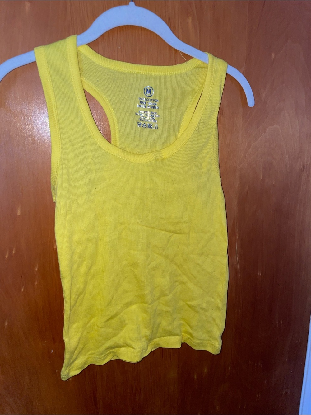 Yellow Ribbed Tank 💛 - Picture 5 of 10